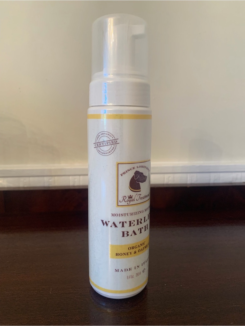 waterless Bath Foam - White